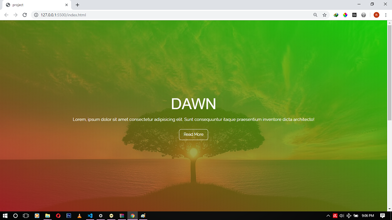 Dawn Website template